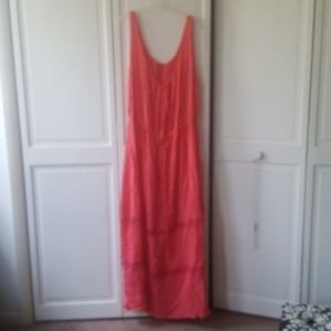 Dark Coral Maxi Dress